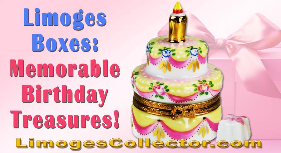 Limoges Boxes: Memorable Birthday Treasures! limogescollector.com/blog/post/limo…  #Limoges #LimogesFrance #LimogesFranceporcelain #LimogesPorcelain #LimogesBox #LimogesBoxes #FrenchLimogesBox #collectingLimogesBoxes #LimogesPorcelainBoxes #LimogesBoxGifts #LuxuryGifts #BirthdayGifts