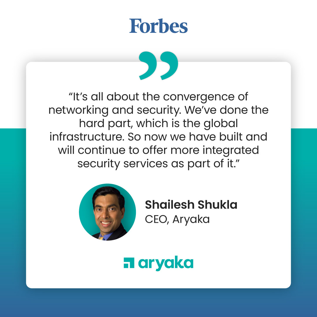 Aryaka CEO Shailesh Shukla is quoted in this great read from Scott Raynovich in <a href="/Forbes/">Forbes</a> recapping some noteworthy themes from #RSAC: bit.ly/3UVfdFe