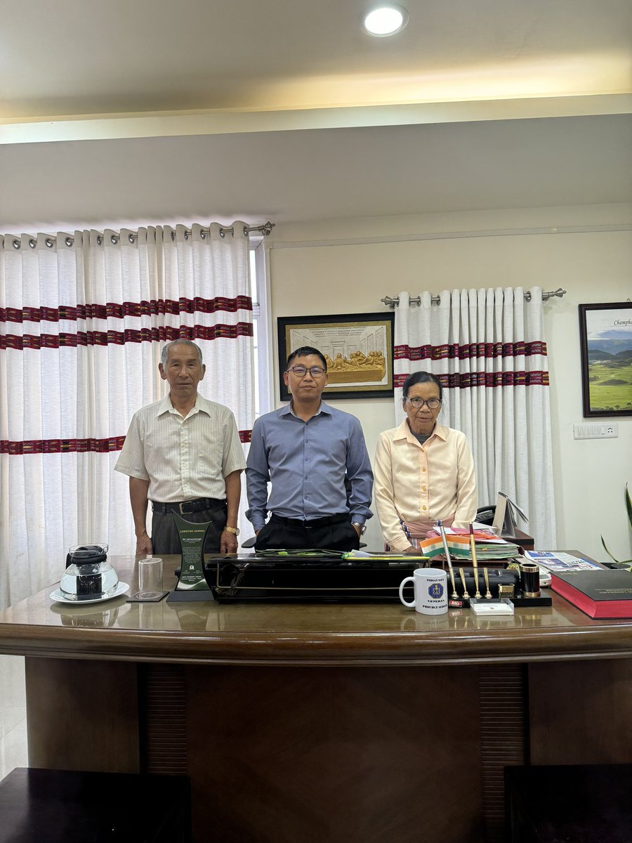 Today mom and dad visit my office at <a href="/CMOMizoram/">CM Office Mizoram</a> and met Chief Minister <a href="/Lal_Duhoma/">Lalduhoma</a>. 
“Thank you, Mom and Dad, for always loving me and giving me the best foundation in order to walk through life with my head held high, but with my feet always on the ground.”