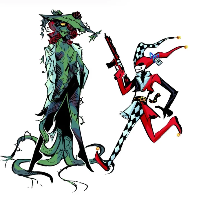 harley and ivy redesign concept sketches 