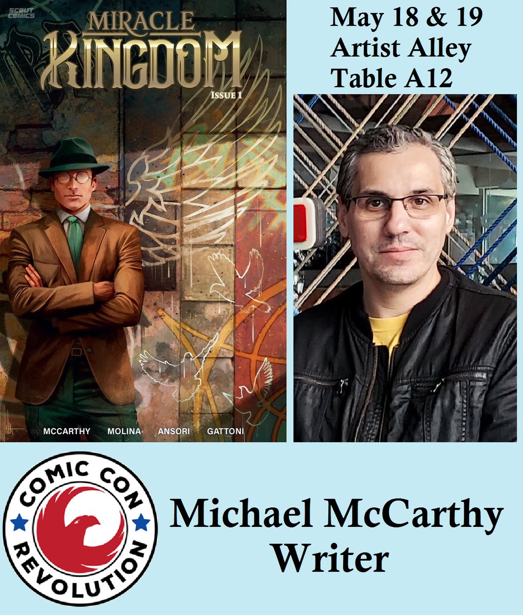 Don't forget ComicCon Revolution is coming to Ontario, CA on May 18 & 19! The voice cast of X-Men '97 will be there as well as a ton of comic book creators (me included)! Find me at Artist Alley Table A-12