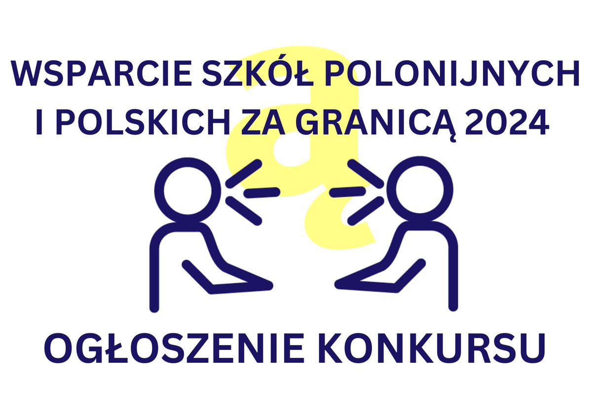 Na stronie Instytutu opublikowany został dziś regulamin konkursu WSPARCIE SZKÓŁ POLONIJNYCH I POLSKICH ZA GRANICĄ 2024. Wkrótce zostanie uruchomiony także konkurs dla organizacji parasolowych. irjp.gov.pl/irjp_dofinanso…