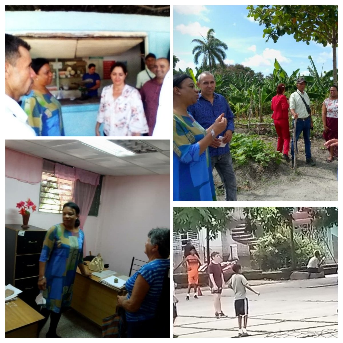 Día 10/5 amplios recorridos,llegamos al Consejo Popular Nicaragua,demarcación La Güira en Banes. Conversamos con las personas en el sistema de atención a las familias,bodega,el parque,un tema fué la necesidad de comunicación ante el déficit energético,las soluciones hidráulicas🇨🇺