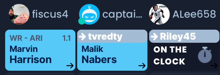 pickensaf1s's tweet photo. After 1.01 goes through, a blockbuster trade is made. Phones are going to be active for pick 3, my sources say 2 teams are aggressively trying to make a move to pick up Caleb Williams https://t.co/GpOTE6wKlK