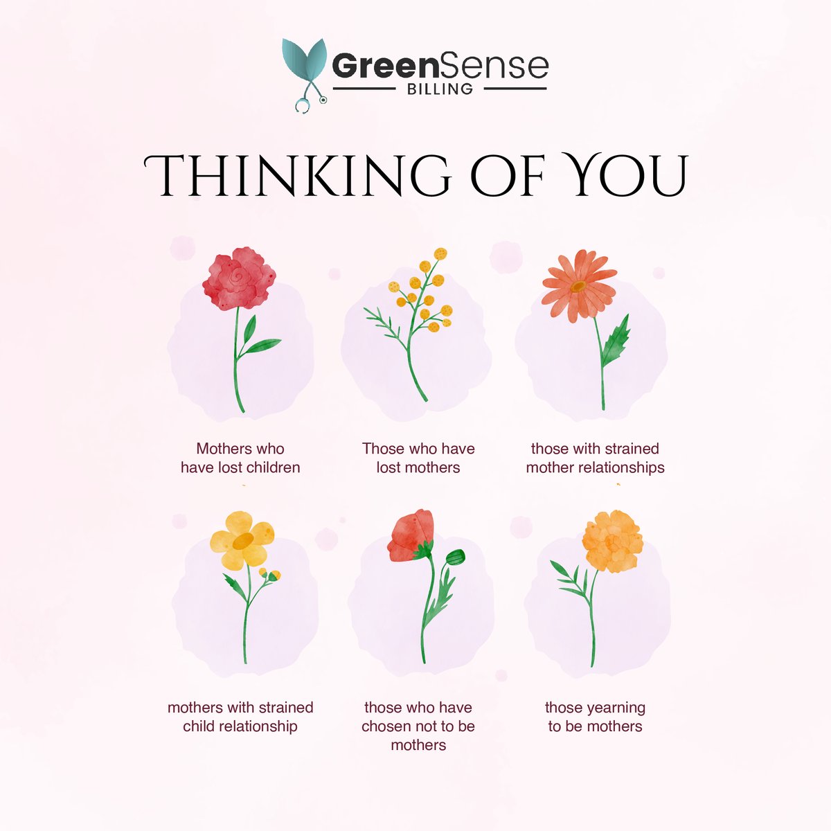 Wishing you a day as lovely as you are! Happy Mother's Day from the team at GreenSense Billing! ❤️
.
contact@greensensebilling.com | (888) 483-1438
.
#HealthcareBilling #mothersday #happymotherday #gifts  #medicalbillingsolutions #denialmanagement #greensensebilling