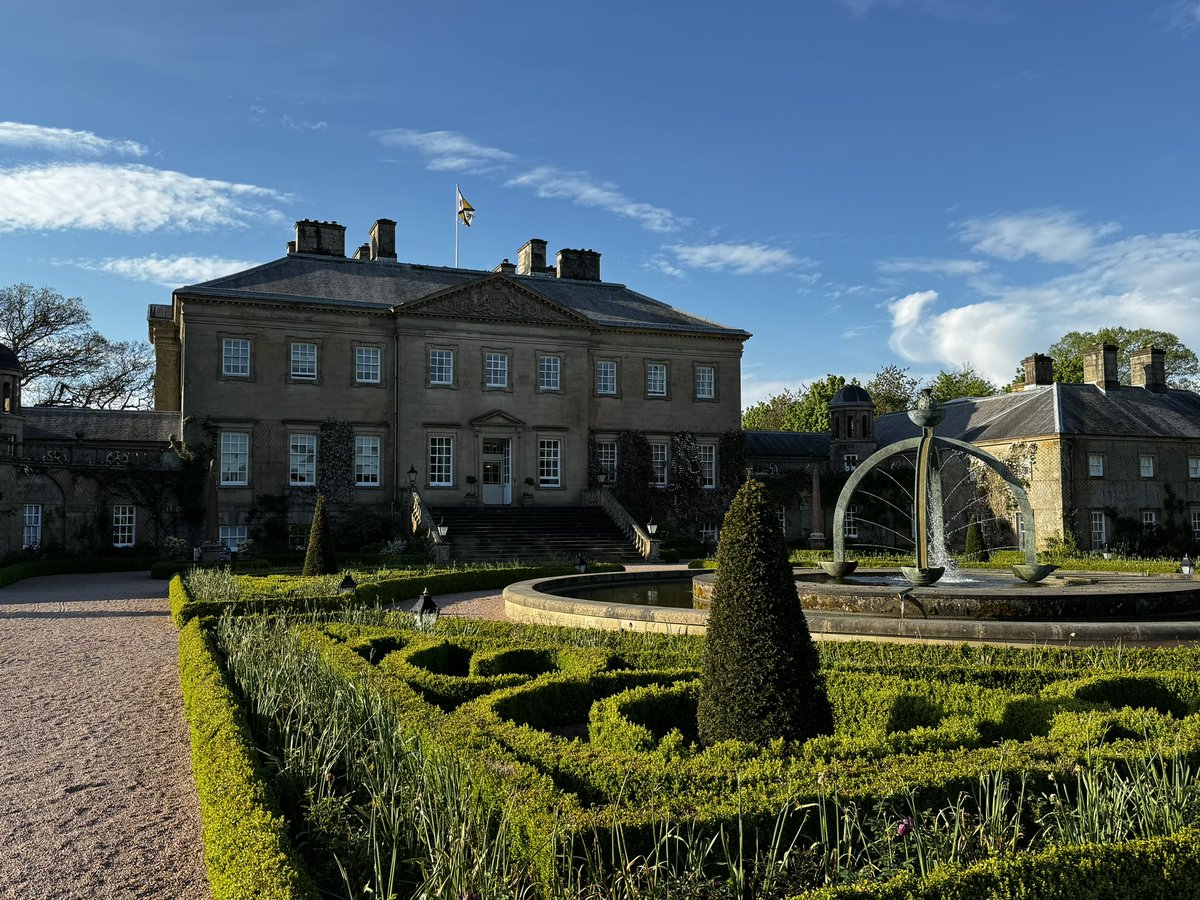 Dumfries House (saved for the nation by the King, inter alia) - not a bad venue for @bozzyfest!