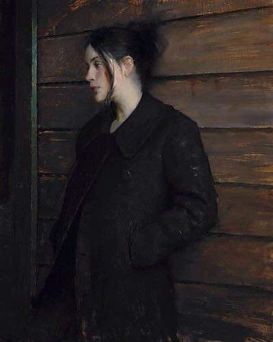 Un giorno mi perdonerò . Del male che mi sono fatta. Del male che mi sono fatta fare.E mi stringerò così forte ,da non lasciarmi più. - Emily Dickinson - #Art Jeremy Lipking