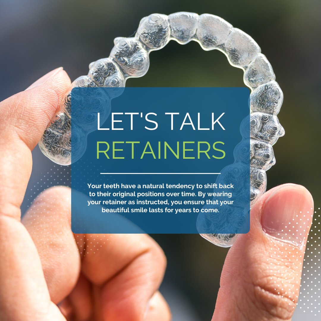 By wearing your retainer as instructed, you help to stabilize your teeth in their new alignment and ensure that your beautiful, straight smile lasts for years to come. 😁

#SorensenSmile #SorensenOrthodontics #Orthodontist #Seattle #WestSeattle #Smile #Braces #Invisalign