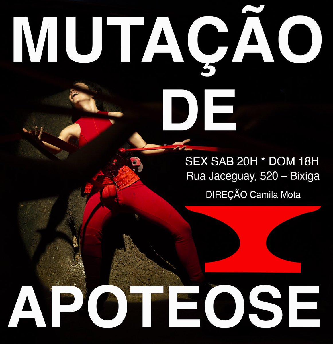HOJE TEM ❤️‍🔥
VEM PRA APOTEOSE DA NOSSA PAIXÃO! o teatro mais bonito y intenso do mundo está em cartaz com Mutação de Apoteose! vem fazer parte desse movimento! um acontecimento de teatro t chama no fogo do desejo! GARANTA seu ingresso! bileto.sympla.com.br/event/82726