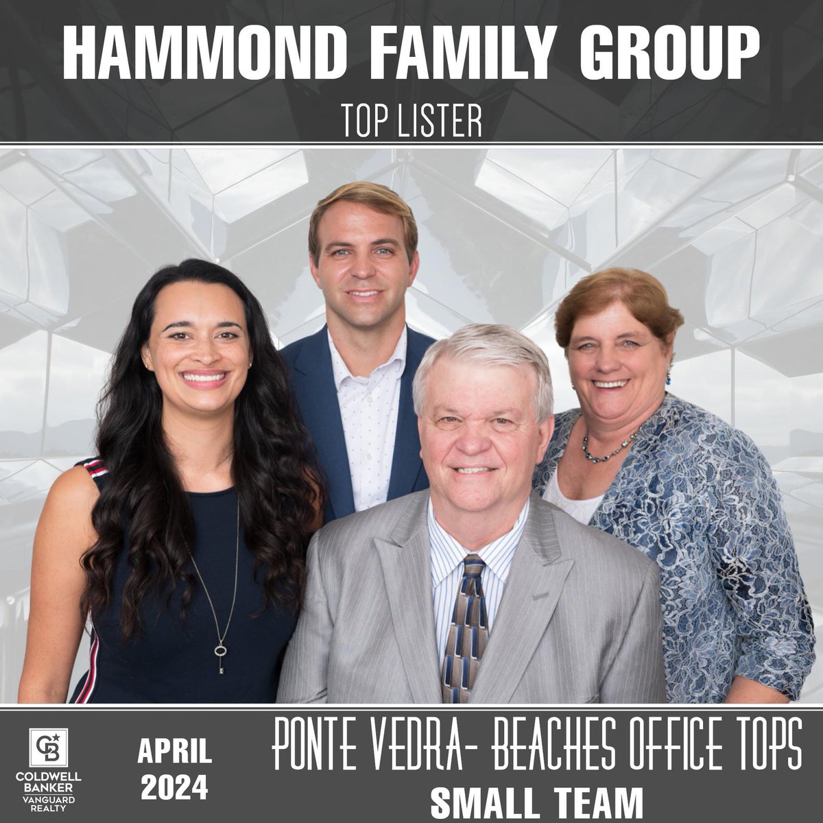 April was another successful month for the @HammondFamilyRE. Thanks as always to our friends/clients for your continued support!

#hammondfamilygroup #realestate #topproducers #toplisters #northeastflorida #florida