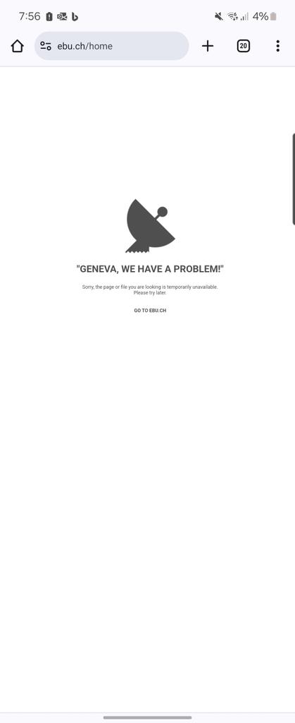 ebu.ch/home
Website EBU is not available anymore 
#ESC24 #Eurovision2024
#joost