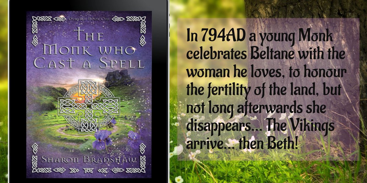 The Monk Who Cast A Spell... Book 1 in the Durstan series. 💜 Vikings #beltane magic, and love in Dark Age Britain. 'Spellbinding tale... Wonderful story!' Click the link... for Amazon near you bookgoodies.com/a/B08Q7DTFYZ #KindleUnlimited Historical Fiction #BooksWorthReading now❤️💜