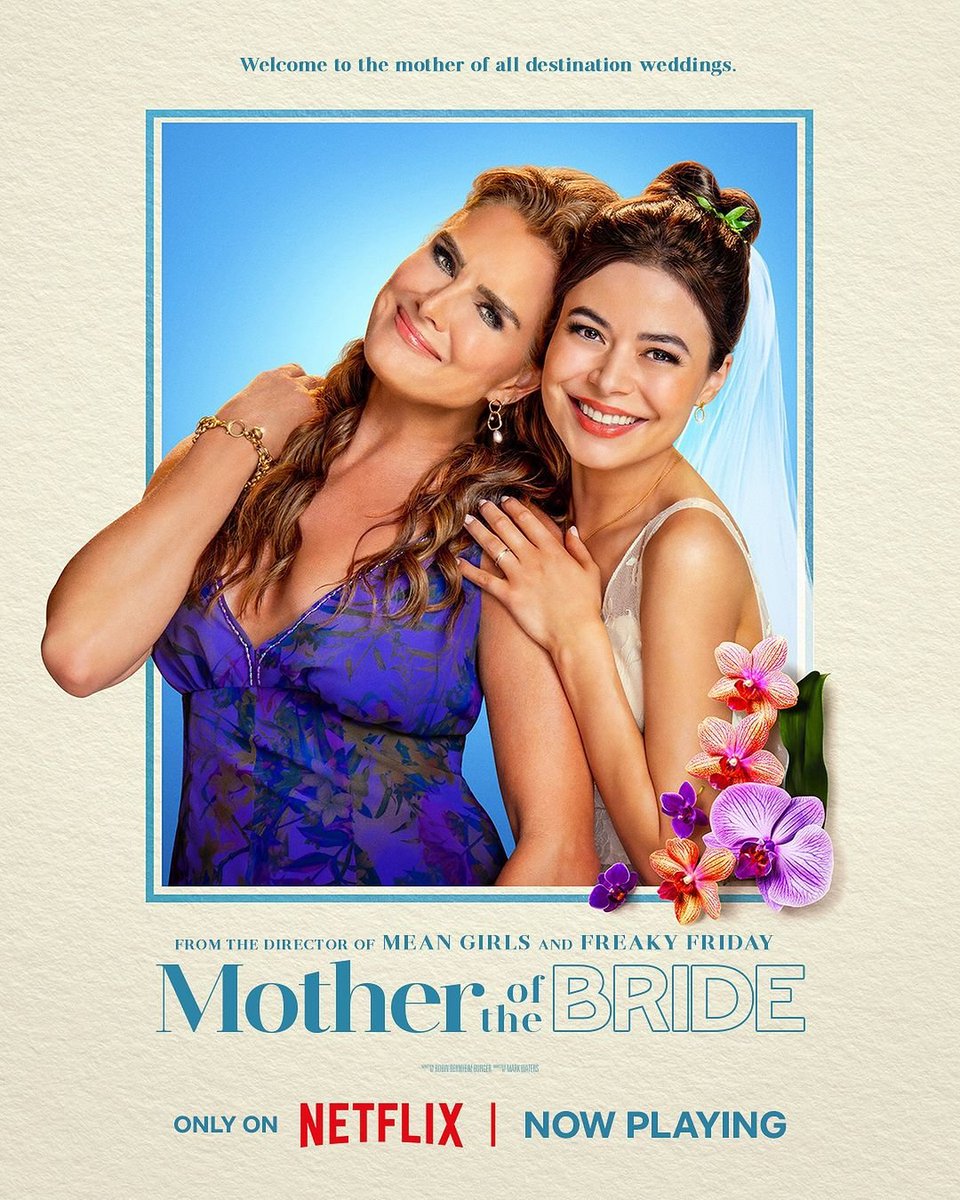 Netflix Film #MotherOfTheBride Streaming Now On #Netflix.
Starring: #BrookeShields, #MirandaCosgrove, #BenjaminBratt #RachaelHarris, #SeanTeale, #ChadMichaelMurray & More.
Directed By #MarkWaters.

#MotherOfTheBrideOnNetflix #NetflixFilm #OTTFilms #OTTUpdates #AllInOneOTT