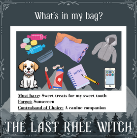#TheLastRheeWitch is officially less than a week from release and Ronnie and the gang are all packed for summer camp. 

Here's what Jenny's bringing to Camp Foster. What would be in YOUR bag?