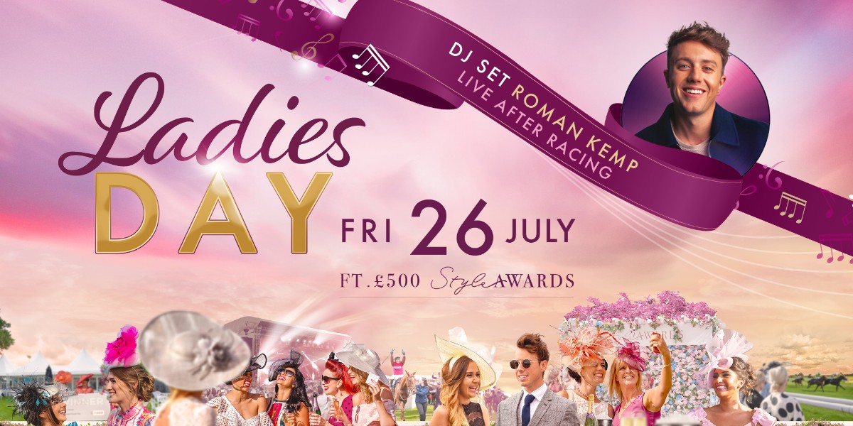 Craving a catch-up with your gals? 👭 Join us for Ladies Day on 26th July... 👗 Don’t let those summer days drift away without creating special memories. Get ready to dance the night away as the fantastic @romankemp gets the party started! 🎶 🎟️ brnw.ch/21wJFpQ