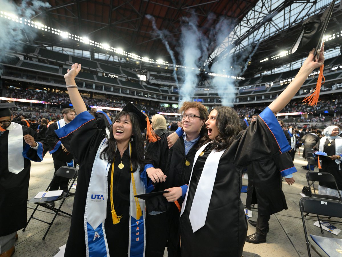 Congrats to our newest graduates from the College of Education and the College of Engineering! #ForeverMaverick #UTA #Education #Engineering