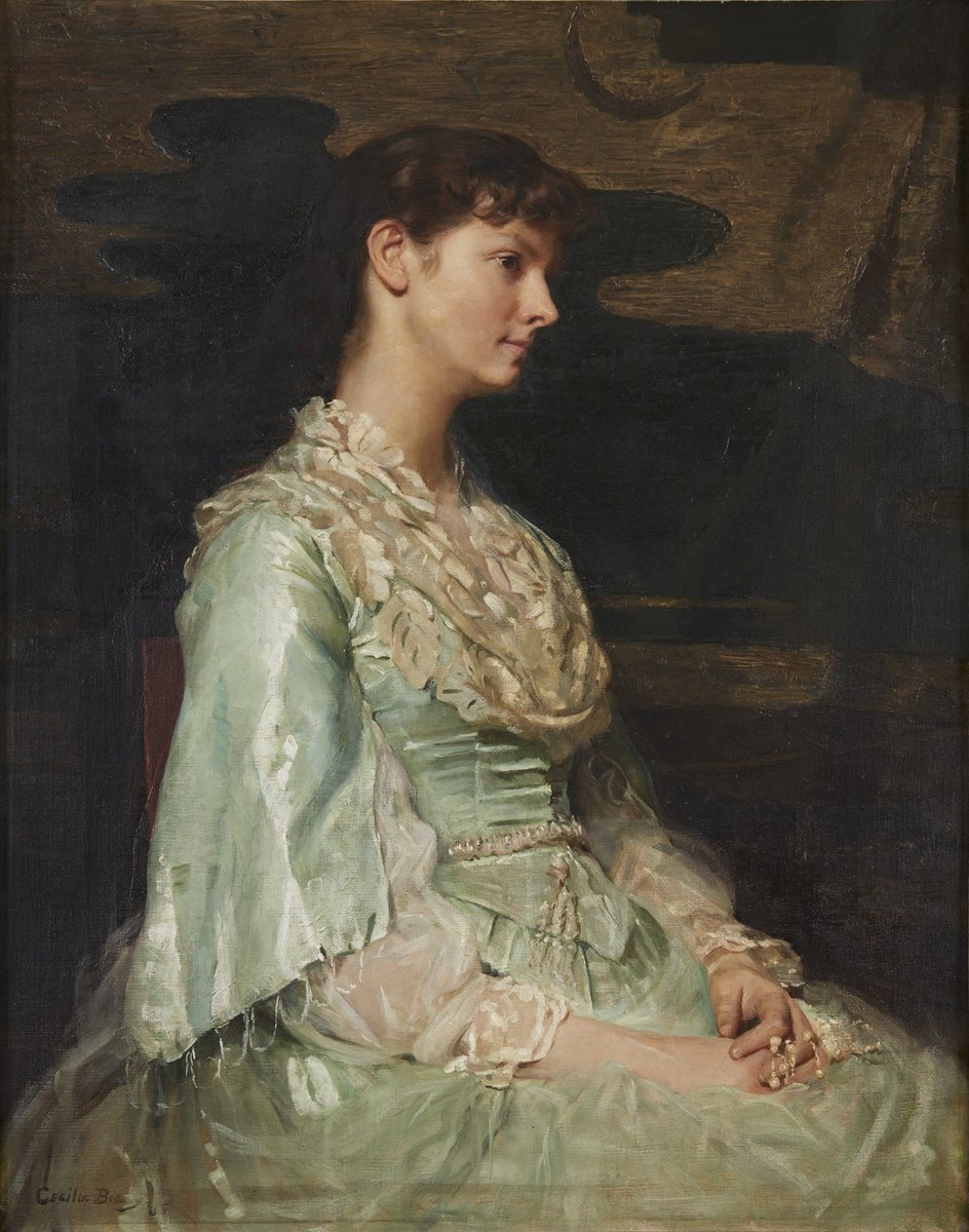 Cecilia Beaux
(1855-1942)
#American #artist #Impressionism 
#painter #oilpainting #portrait #art