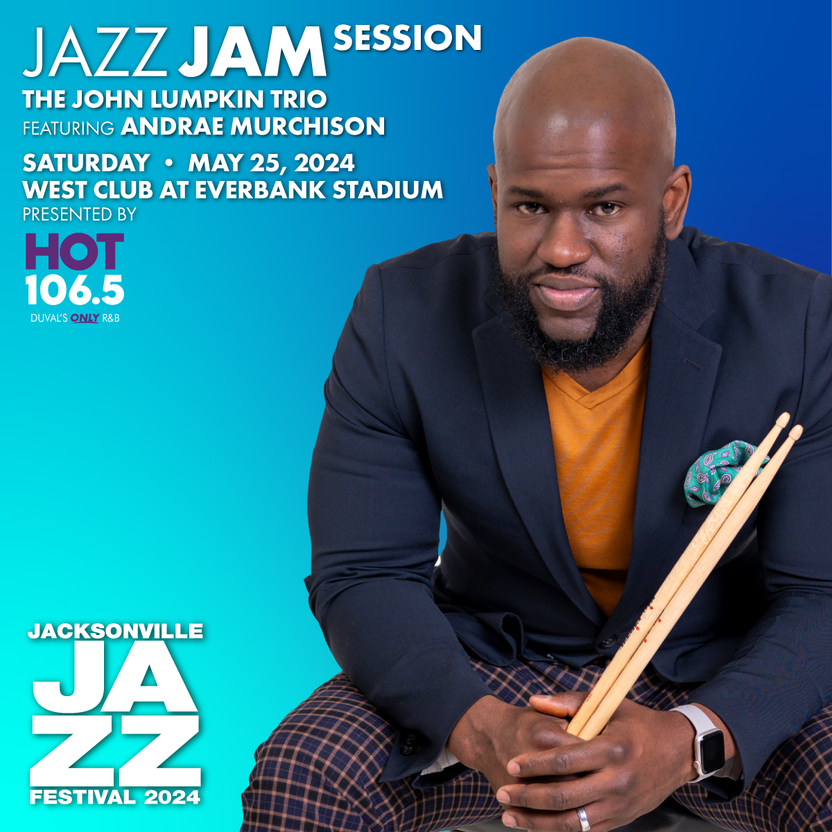 The Jazz Jam Session, presented by @Hot1065Duval is back! Join us for an  improvisational open 