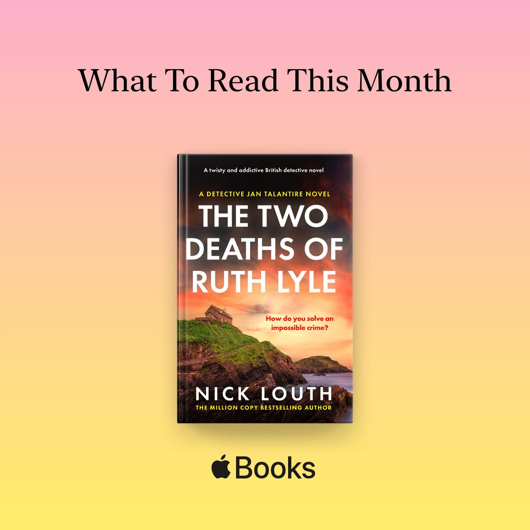 We're delighted that @AppleBooks ANZ have picked @NickLouthAuthor's #TheTwoDeathsOfRuthLyle as a recommended read this May!📚

The first book in the new Devon-based Detective Jan Talantire series, this is perfect for fans of Elly Griffiths & Kate Ellis👉 apple.co/WhatToReadThis…