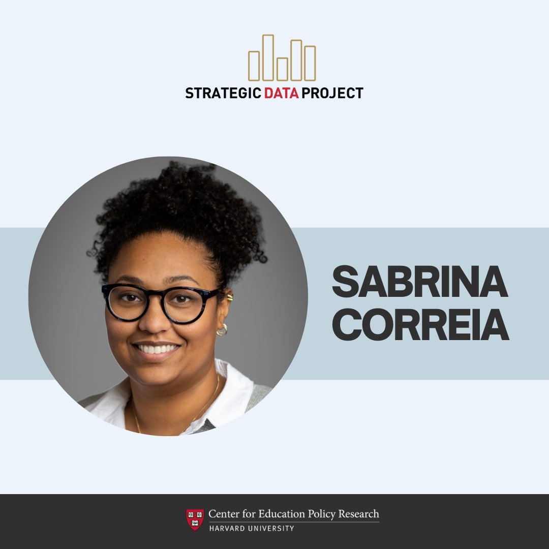 Our next #StaffSpotlight is Sabrina Correia! Sabrina is a Project Assistant for the Strategic Data Project.