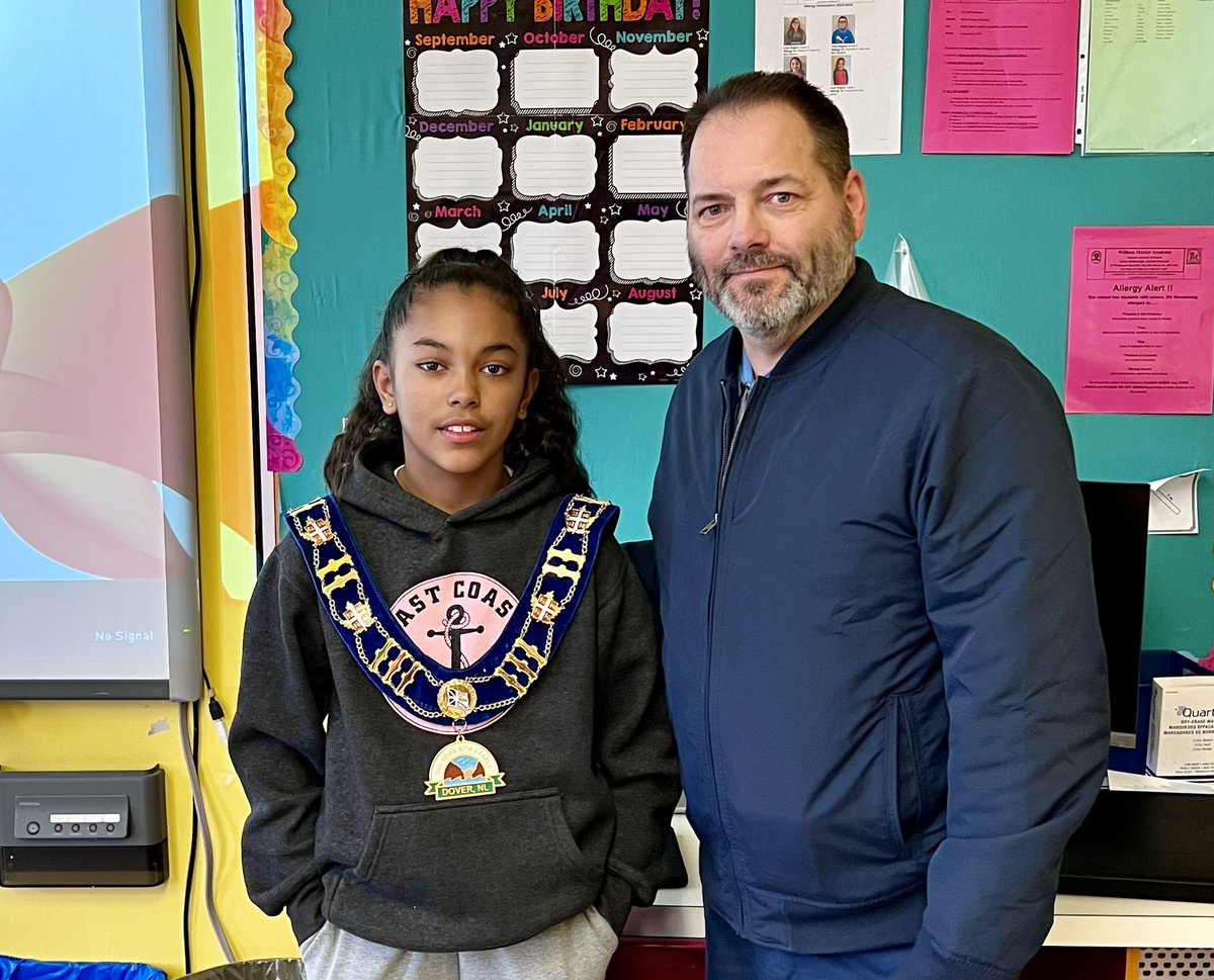townofdover's tweet image. Our Mayor @tonyrkeats visited @WMAmustangs today as a part of the Municipal Awareness Week celebrations.
We would like to congratulate grade 4 student Journey Stone on being elected Mayor for the day.
@MunicipalNL @PMANL709 @MPA_GovNL 
#municipalawarenessweek