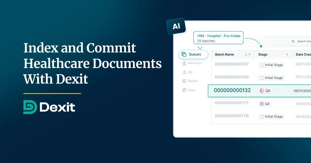 314e's tweet image. Streamline Your Document Indexing Process with Dexit! 📑✨ 

Say goodbye to the hassle of managing documents across multiple locations with Dexit&apos;s single-location indexing. 

Learn more by clicking on the link below:
314e.com/blog/index-and…

#DocumentIndexing #HealthcareIT