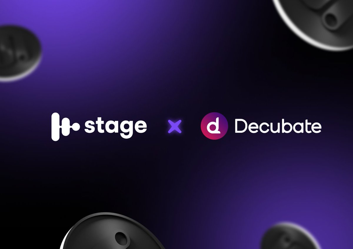 New partnership announcement 🎯 Thrilled to announce that we are teaming up with @decubate for our #IDO, a tailor-made ecosystem for innovators and investors across all #EVM chains, revolutionizing Web3! Here's to achieving major milestones together that benefit the #Stage