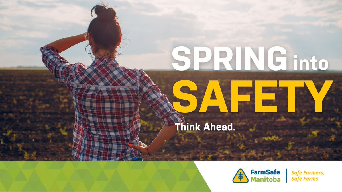 FarmSafeMB's tweet image. Consider environmental factors such as weather conditions and terrain before undertaking any farm activity. Plan your actions and anticipate any risks or challenges that may arise. #HereAllYear  #ThinkSafety #SpringIntoSafety #FarmSafetyFriday