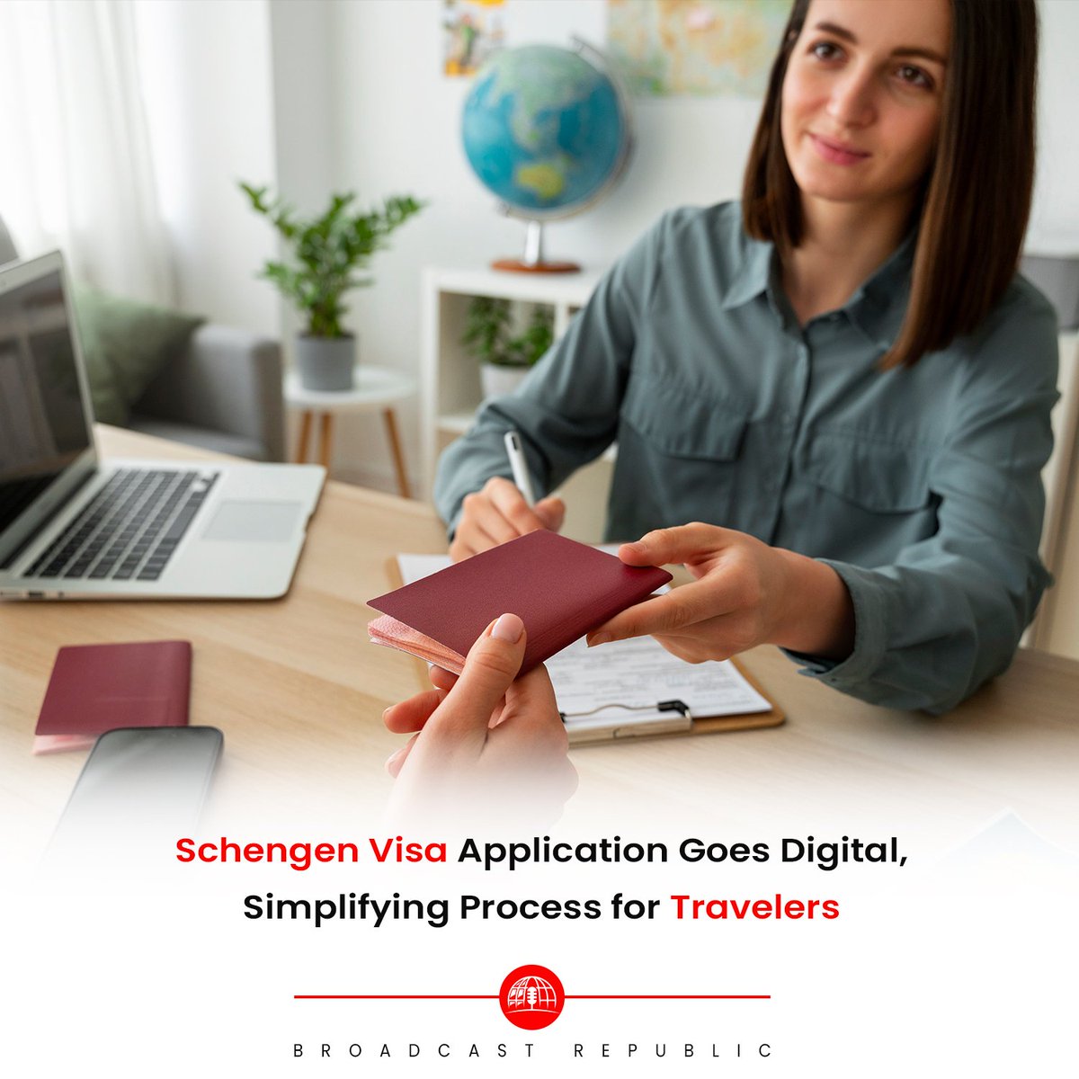 The European Travel Commission's Chief Operating Officer, Teodora Marinska, announced plans to digitalize the Schengen visa application process, making it easier and more efficient. #BroadcastRepublic #SchengenVisa #Digitalization #VisaApplication