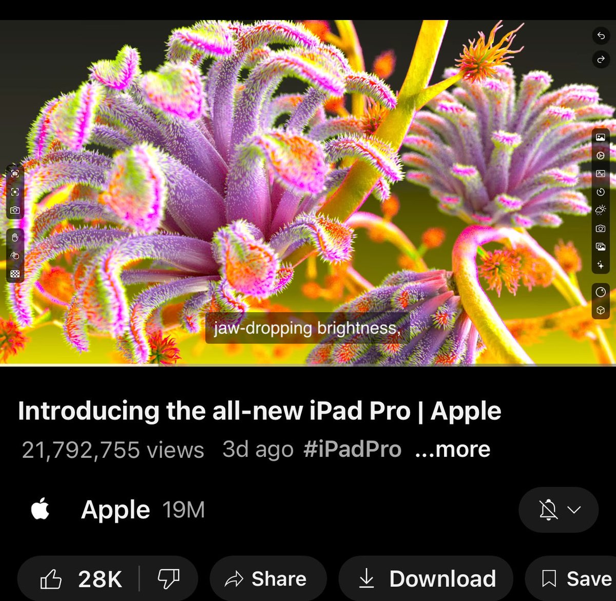 #OctaneX is featured by our friends at @Apple in this video showcasing the stunning rendering quality and performance on iPad Pro M4 w/ OLED panels: youtube.com/watch?v=UjmaxC… @OTOY @rendernetwork #gpu