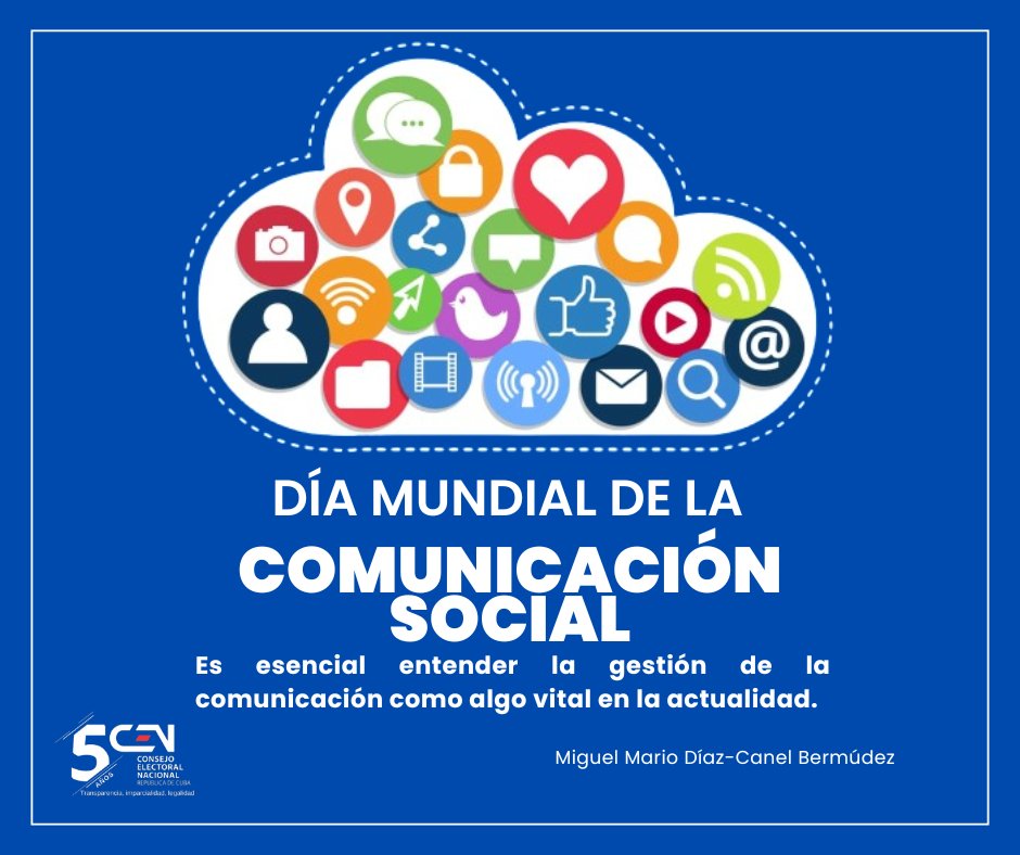 📣🇨🇺«Cuba en su particularidad puede y debe hacer las prácticas todas y las comunicativas sociales de modo diferente, de modo revolucionario». Miguel Díaz-Canel Bermúdez 🇨🇺 #ComunicaciónSocial #5CENCuba