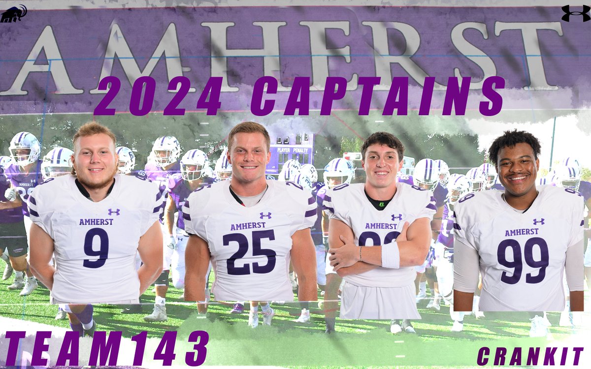 2024 #TEAM143 Captains‼️‼️‼️ #9 Anthony Leneghan - DL #25 Jack Roberge - RB #80 Owen Gaydos - WR #99 Phil Slaughter - DL #CRANKIT #TEAM143