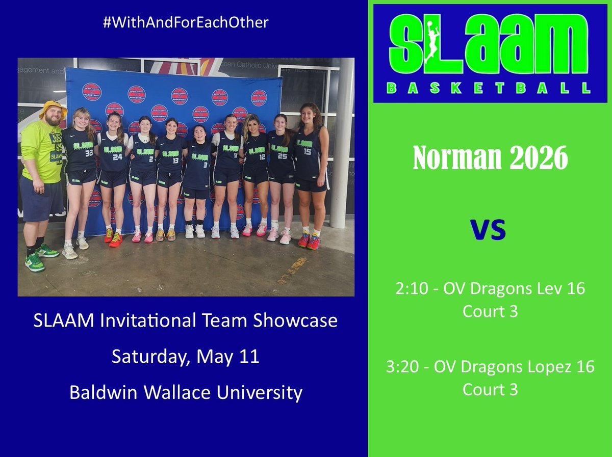 So excited for this Saturday! Let's Go!