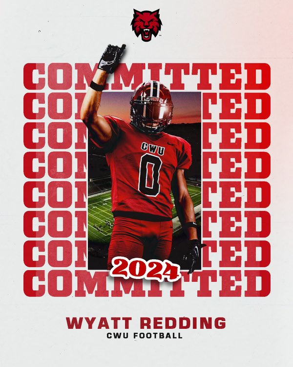 Wyatt Redding (@reddingkicker) on Twitter photo After a great visit and conversations with <a href="/CoachFisk/">Chris Fisk</a> and <a href="/CoachRipken/">Ripken Braman</a> I am thrilled to announce that I have committed to Central Washington University! Extremely grateful and thankful for everyone who has helped me get to this point. God is so good and GO CATS!🔴⚫️⚪️ #hiswill After a great visit and conversations with <a href="/CoachFisk/">Chris Fisk</a> and <a href="/CoachRipken/">Ripken Braman</a> I am thrilled to announce that I have committed to Central Washington University! Extremely grateful and thankful for everyone who has helped me get to this point. God is so good and GO CATS!🔴⚫️⚪️ #hiswill