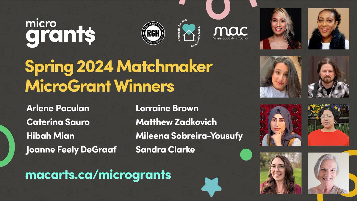Announcing our Spring 2024 Matchmaker MicroGrant Winners! 🎉 This round of matchmaker projects include music recordings, video productions, poetry nights, a visual art exhibition, and a fashion show! 🔗 Learn more: ow.ly/AqPv50RBX06