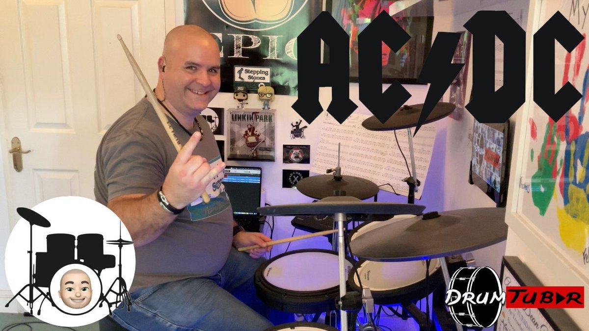 Here is It's a Long Way to the Top (If You Wanna Rock 'n' Roll) and AC/DC. It was released in 1976 on their album High Voltage. Enjoy! 🥁🤘📺 #drumcover #drumtuber #itsalongwaytothetop #acdc #highvoltage buff.ly/3WroeqH