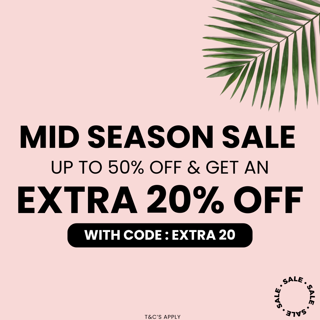 Our website is back! 🌍 To celebrate we've launched our Massive Mid Season Sale with discounts of 𝐮𝐩 𝐭𝐨 𝟓𝟎% 𝐎𝐅𝐅! 😱 But wait, it gets even better! use code 𝐄𝐗𝐓𝐑𝐀𝟐𝟎 at checkout for an additional 𝟐𝟎% 𝐎𝐅𝐅 𝐬𝐢𝐭𝐞𝐰𝐢𝐝𝐞 Shop now ow.ly/jcez50RBZjB