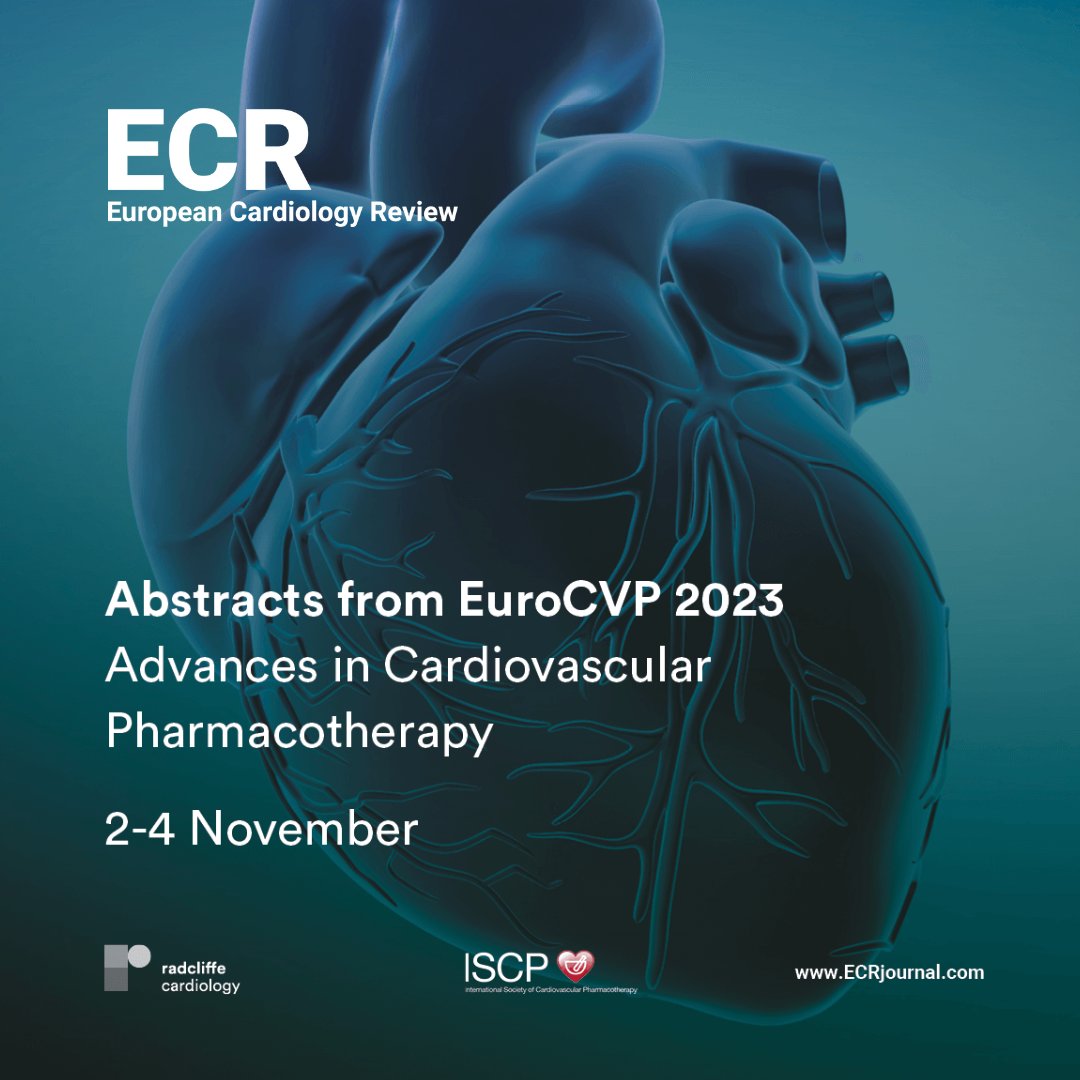 📚New #ECRJournal Collection📚 📑Abstracts from #EuroCVP 2023: Advances in Cardiovascular #Pharmacotherapy 🔓Access here 👉 ow.ly/O0w850RC1x5 @ISCPcardio #CardioTwitter