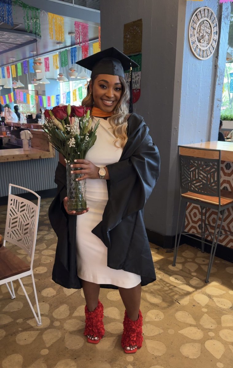 Graduated Again !!!! 2 degrees Hotter 🥵 Officially Joined the White Coat club 👩🏽‍⚕️
Vanisha Rivera, MSN, CRNP, FNP-BC 
Put some respect on my name 🗣️🥳
#FamilyNursePractitioner #PrimaryCareProvider
#BlackGirlMagic