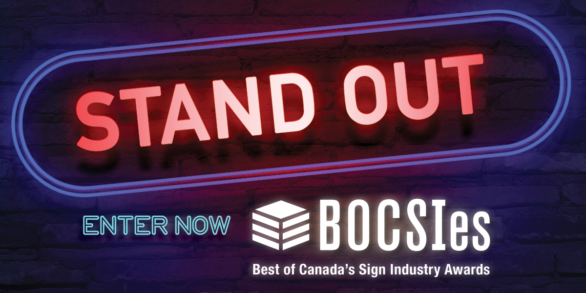 Get ready for the 2024 BOCSI awards! Entries are officially open. Showcase your talent and creativity by submitting your work to the Best of Canada's Sign Industry Awards Competition. Don't miss this chance to have your work recognized and celebrated. ow.ly/EYbi50RC4Fm