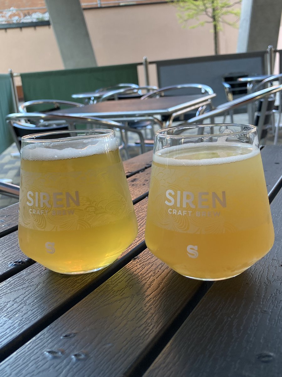 Enjoying a first visit to the Siren Craft Brew Tap Room & Kitchen in Reading for the soft launch. Cheers!