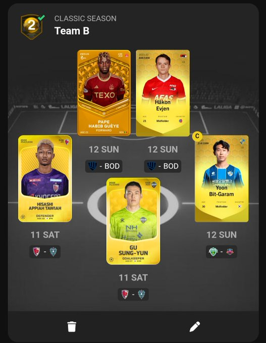 Put four teams together for the @freetipscout community to get the winnings if the team that got chosen hits any reward. Out of the four <a href="/FBLThinker/">FBL_Thinker</a> choose this one . Lets see if it hits something for someone this weekend #sorare