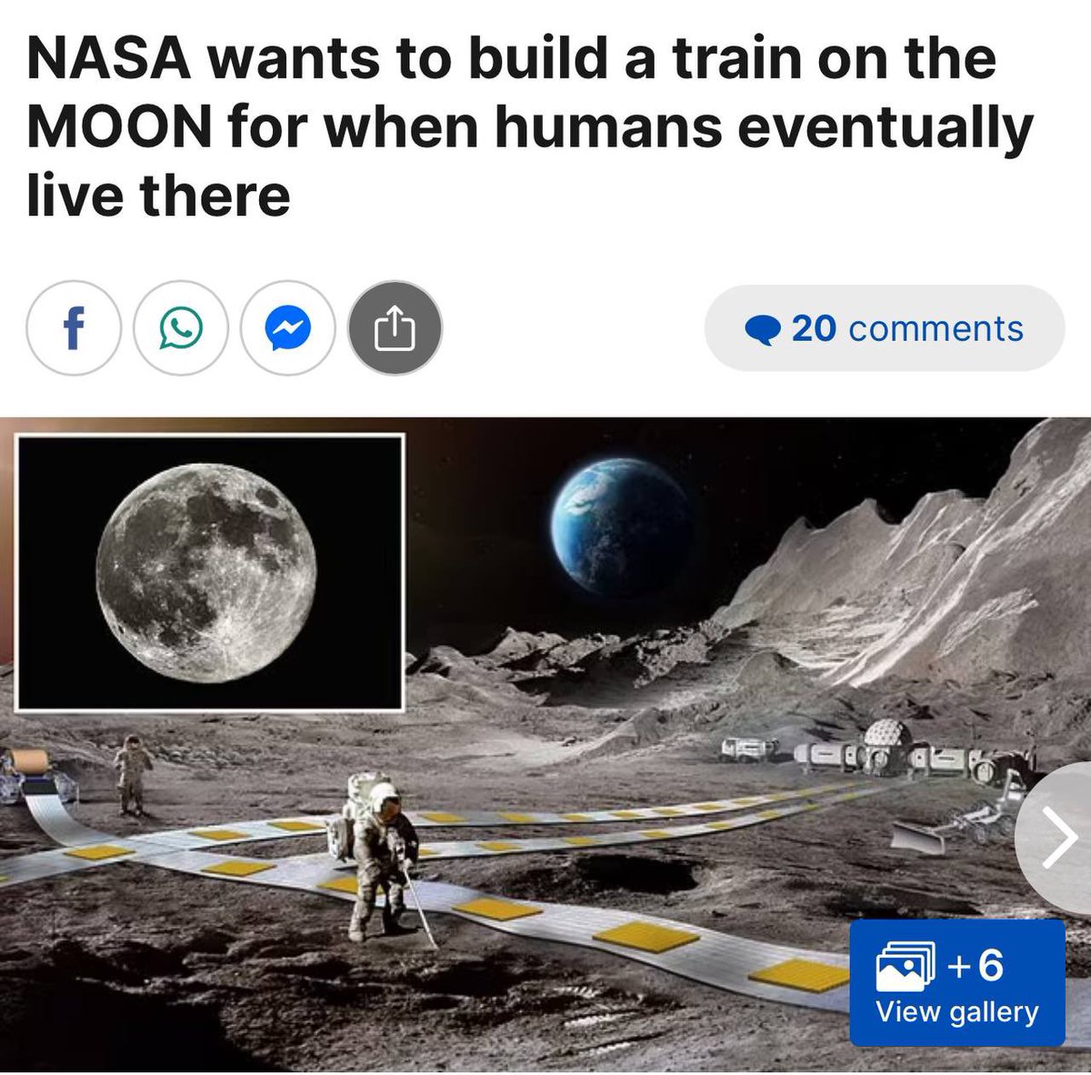 La Lune aura son tramway avant Québec…😜