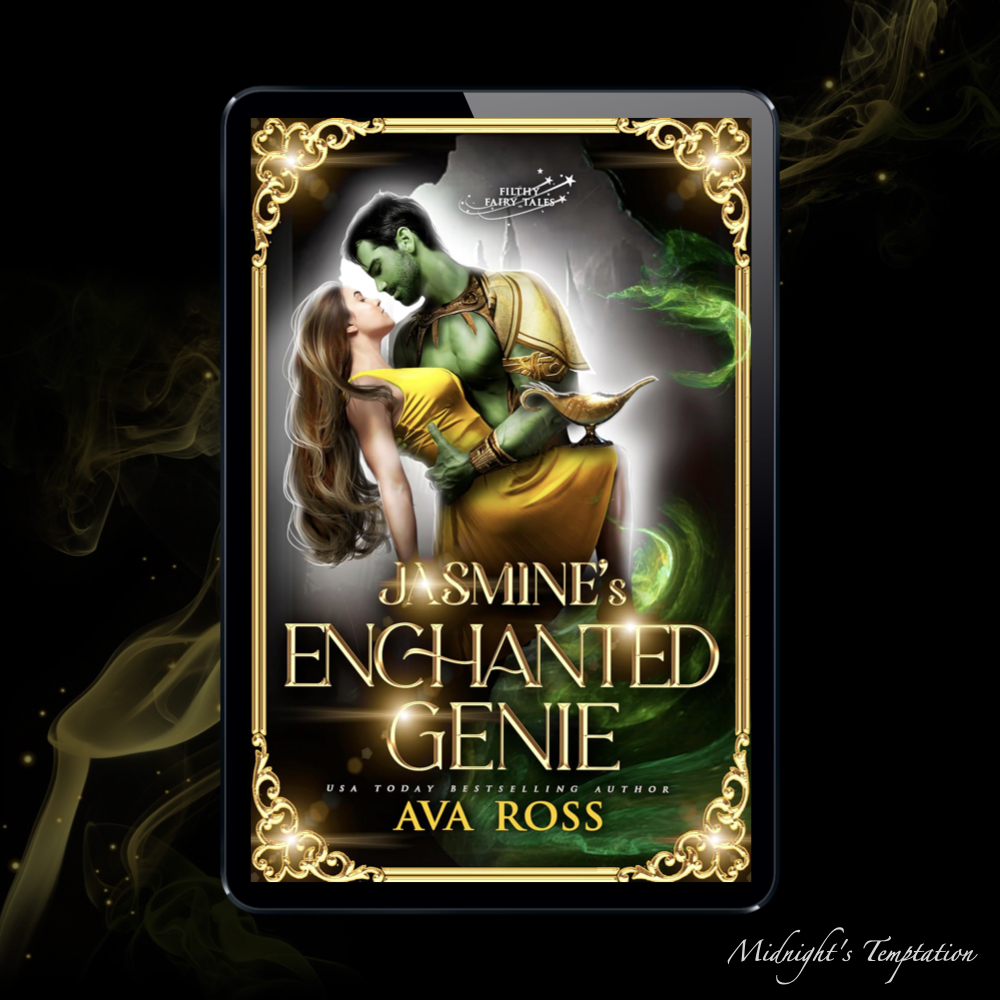 💚 “True magic exists inside the heart. I love you, Jasmine, and that’s all the magic I’ll ever need.” ~~~ 📚 Jasmine's Enchanted Genie by Ava Ross ~~~ ARC Review: instagram.com/p/C6zBb2IIg31/ #FantasyRomance #BookReview #BookRecommendations #BookTwitter @marty_mayberry