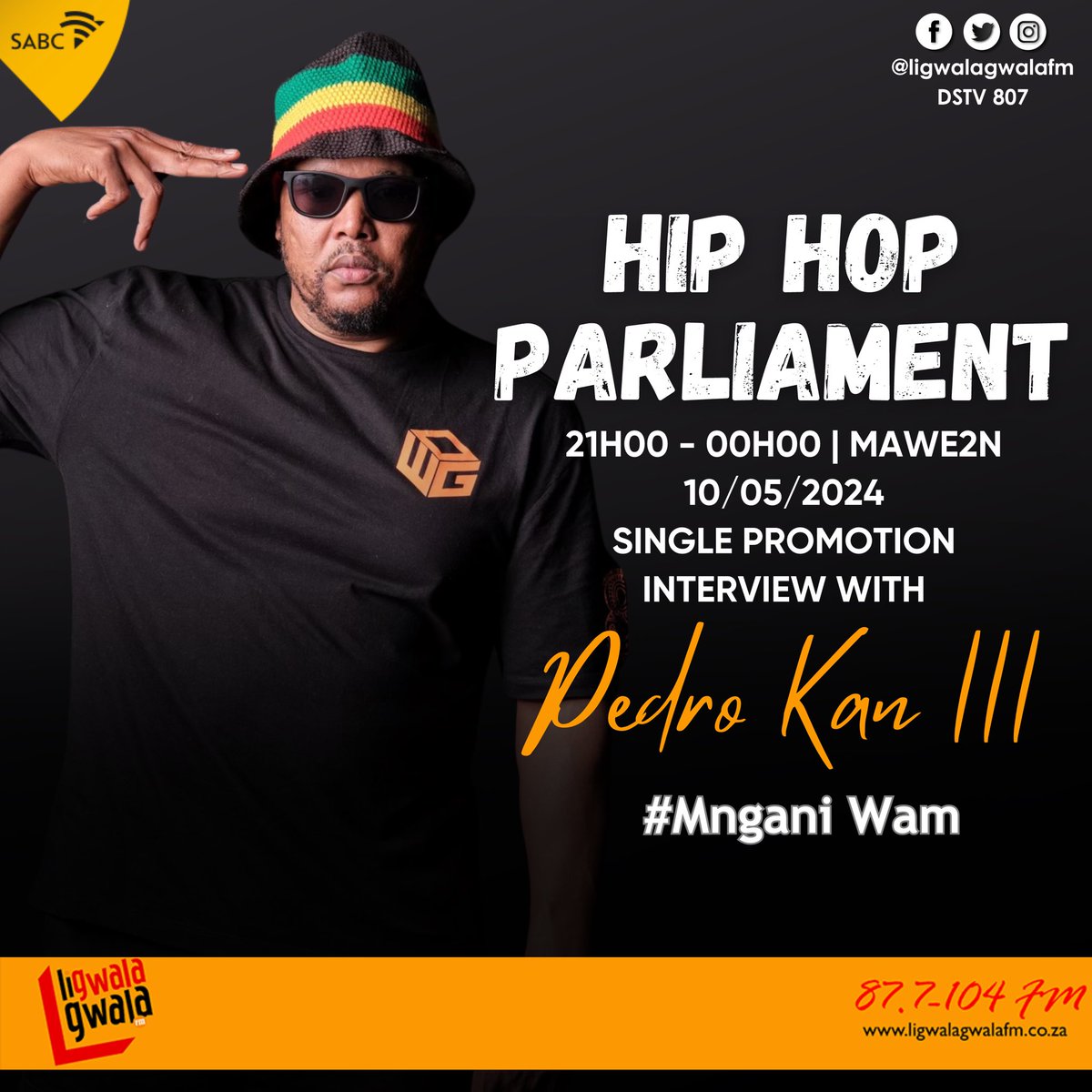 #HipHopParliament | 21H00-00H00 🎙️: @mawe2n ku #LigwalagwalaFM