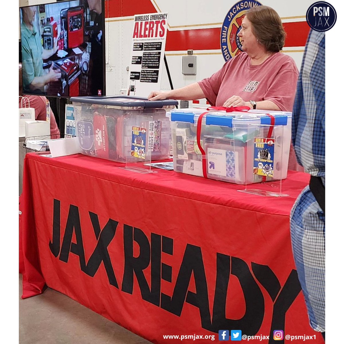 There's lots to do!!! If you missed today, be sure and bring the family tomorrow at the @JaxReady Fest. #PSMJax #JaxReadyFest #jacksonvilleflorida #Emergency #Preparedness