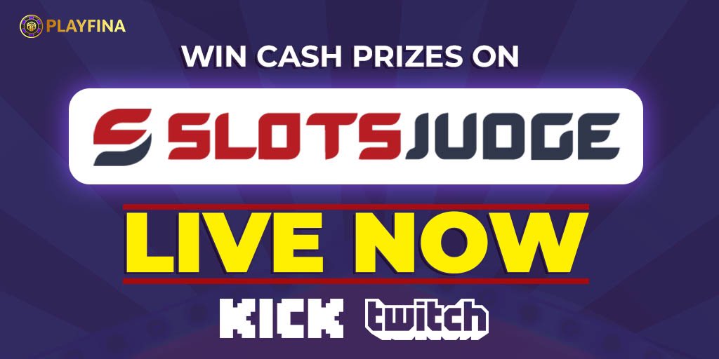 🎉 Live Now on #Twitch & #Kick! 🎉 Join us over at SlotsJudge's stream for a chance to win big! 🎰 In the past two streams, we gave away a total of $1500! Today, everyone has a chance to claim their cash, so hop into the stream and win! 👀 Watch Now: Twitch: