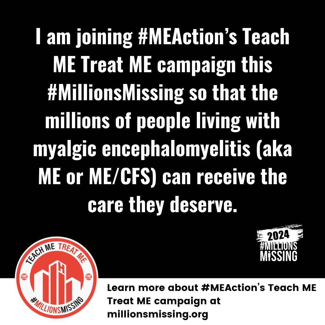 Now is the time to share your #MillionsMissing #teachMETreatME photos, videos, or artwork- now through May 12th! Everything is in our Show Up From Home Toolkit: bit.ly/HomeMM2024 Sample language for post or videos, graphics, signs, and language to email your clinician.