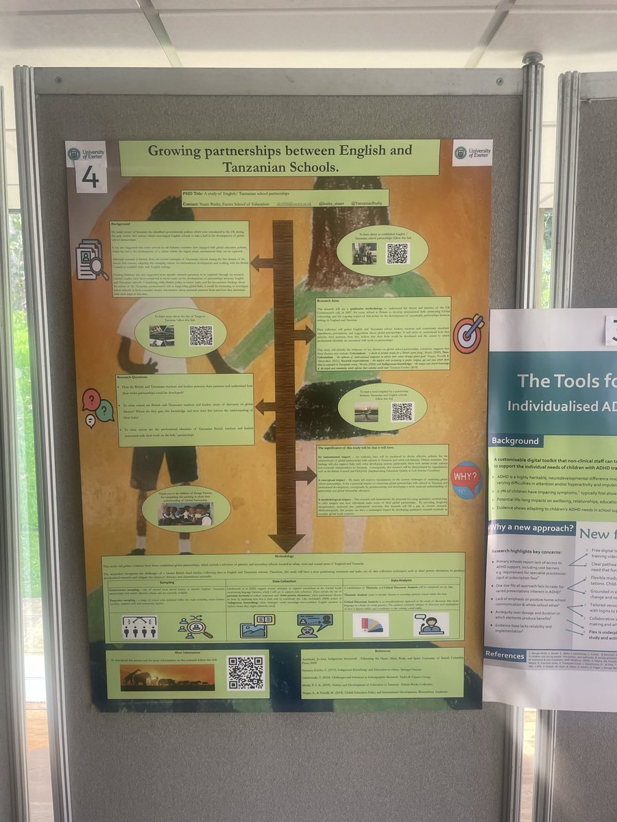 Honoured to have had my research voted as winning poster by peers at the Children and Young People’d Wellbeing@Exeter Research Network Third Annual Symposium @Chumbageni @Helengunter10 @VictoriaPendry1 @EducationUoE @ExeterDoctoral @SOEBristol @UniofExeter @tzBritish