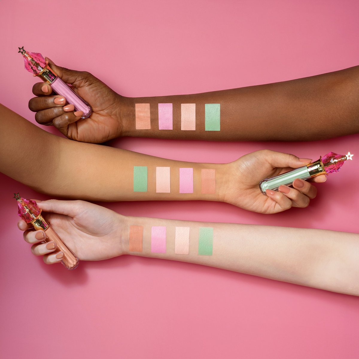 Dive into my #MagicCandy Color Correctors in 4 NEW shades! 🌸 AVAILABLE NOW!!! 🍑 They’re creamy, high coverage, and ready to slay! Say goodbye to dullness and hello to flawless perfection! ✨ SHOP: jeffreestarcosmetics.com/products/magic…